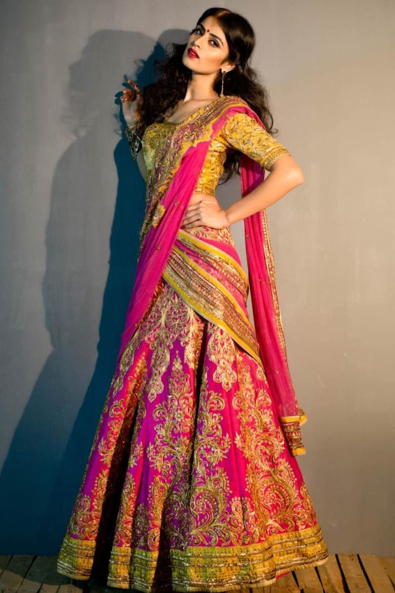 Lehenga saree 13