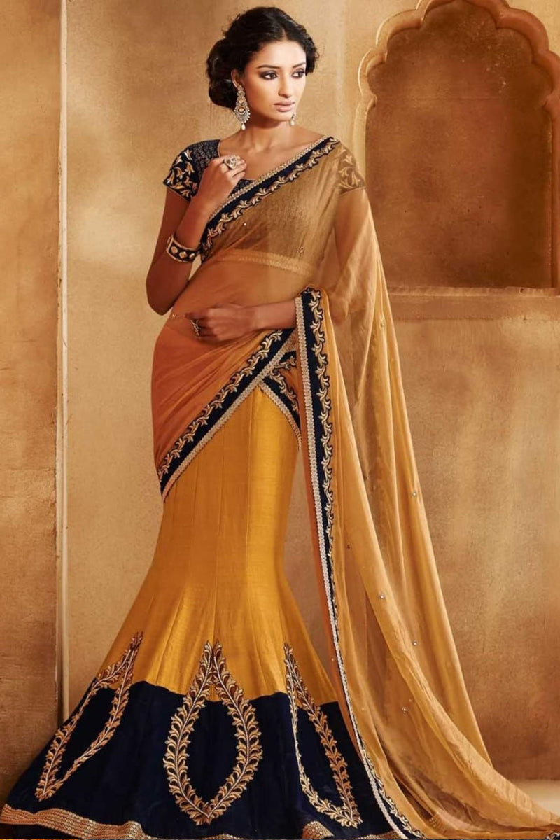 Lehenga saree 8