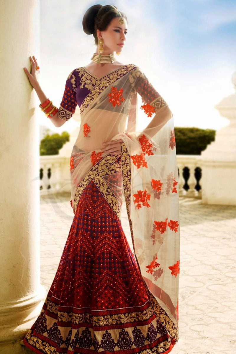 Lehenga saree 9