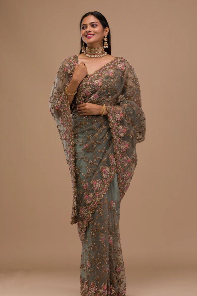 Partywear saree 33