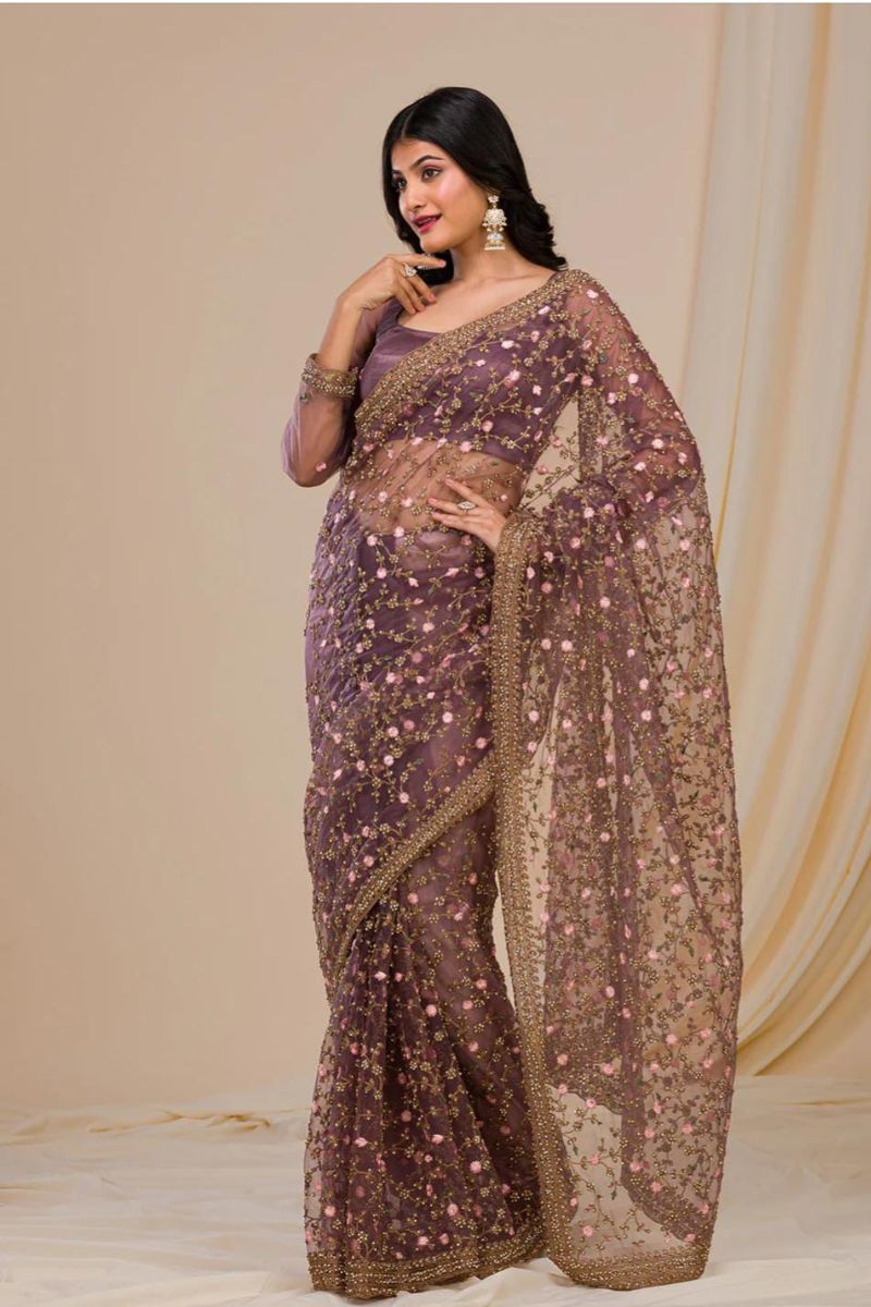 Partywear saree 35