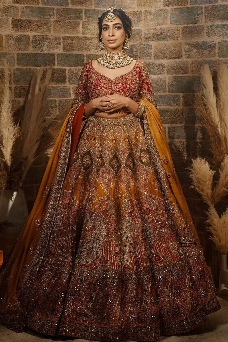 Royal Maroon Bridal Lehenga